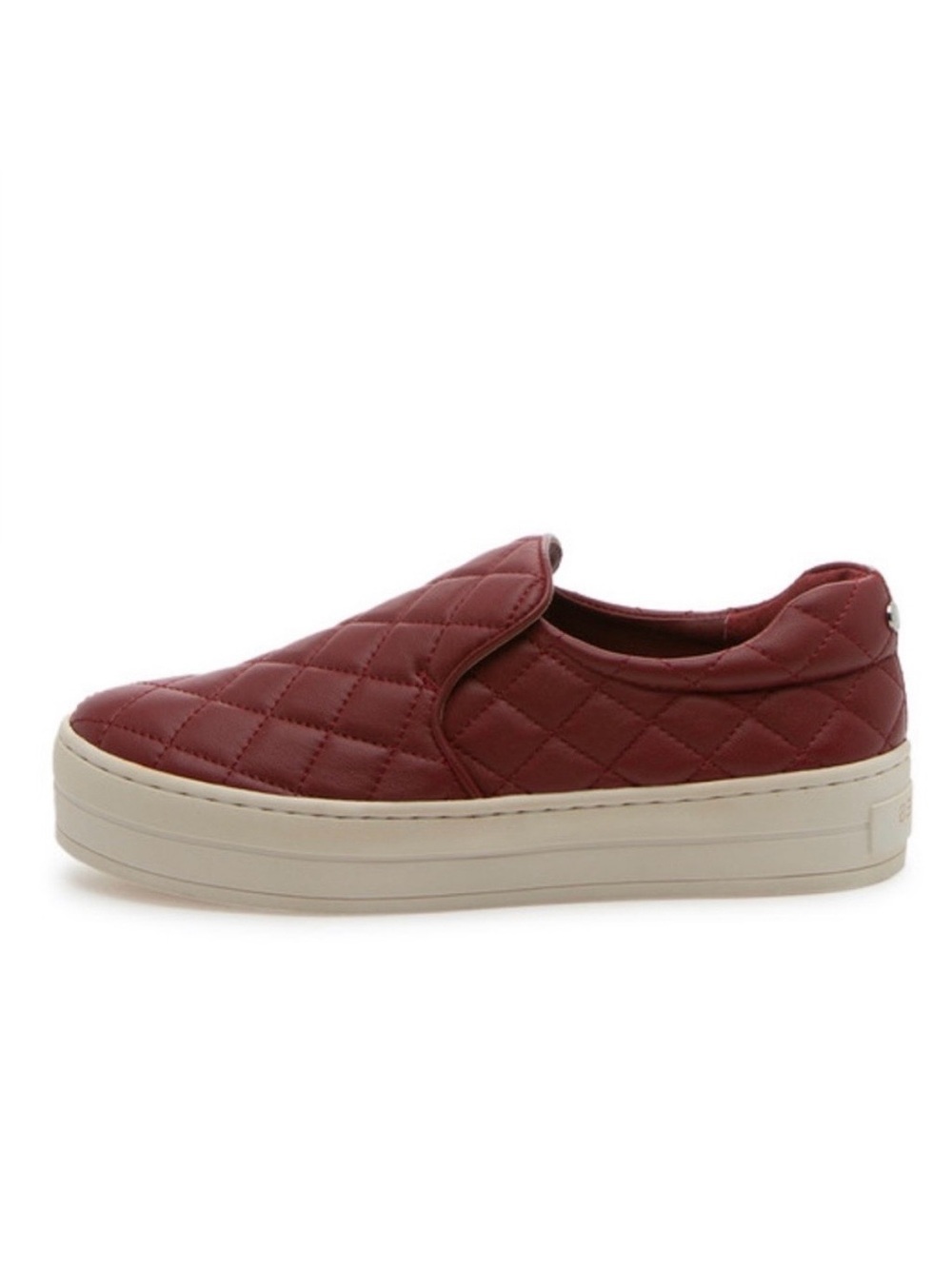 NWT J/SLIDES HARLEE Red Leather Slip-on Sneaker